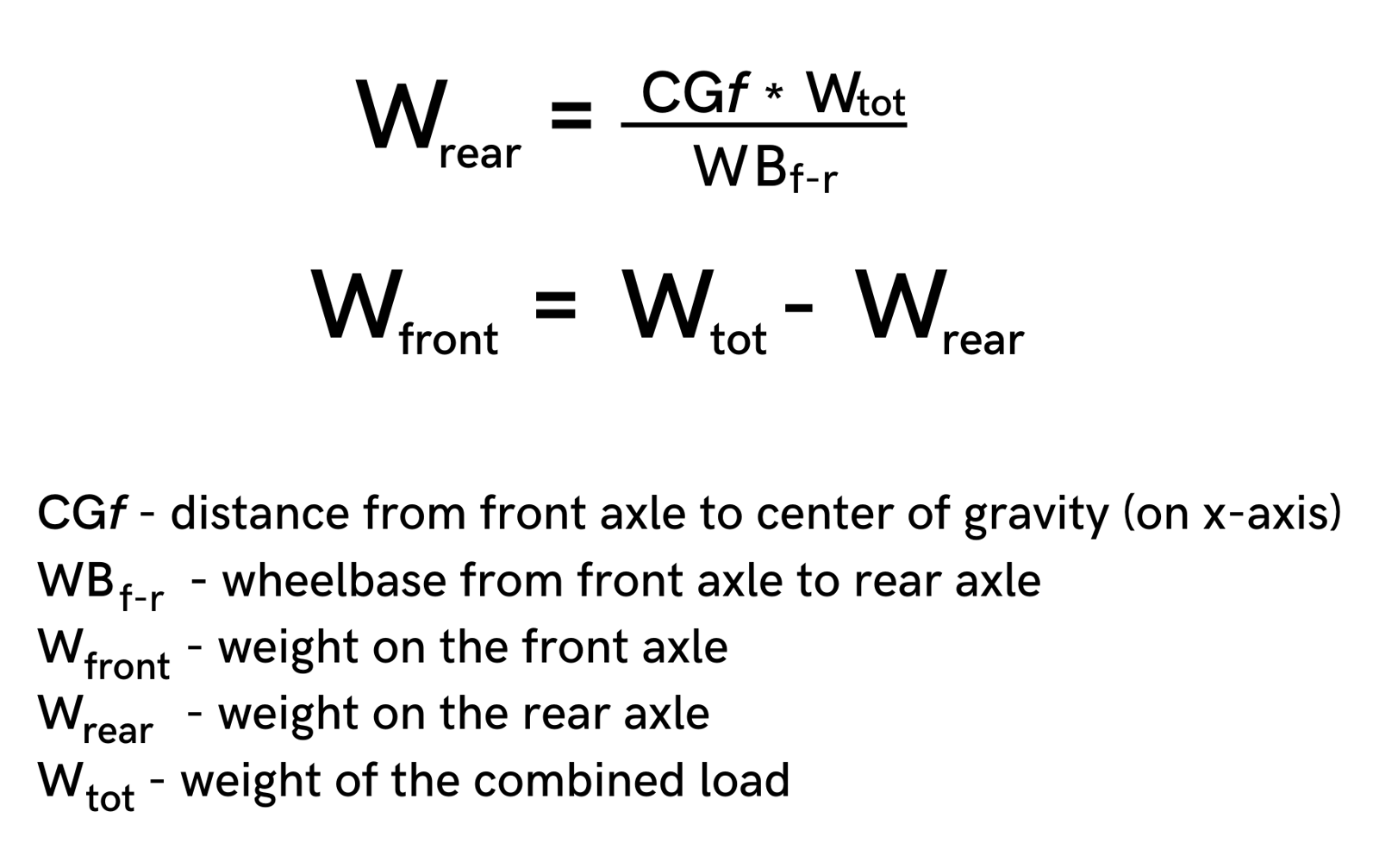 Why is truck axle weight distribution important